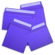 Purple - square sizes